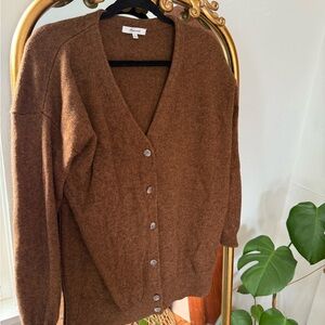 Madewell Brown Cardigan Sweater